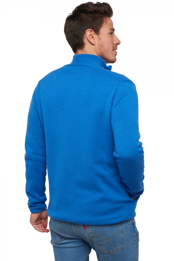 Cashmere & Yak men waistcoat sleeveless sweaters vincent midnight blue tetbury blue 2xl